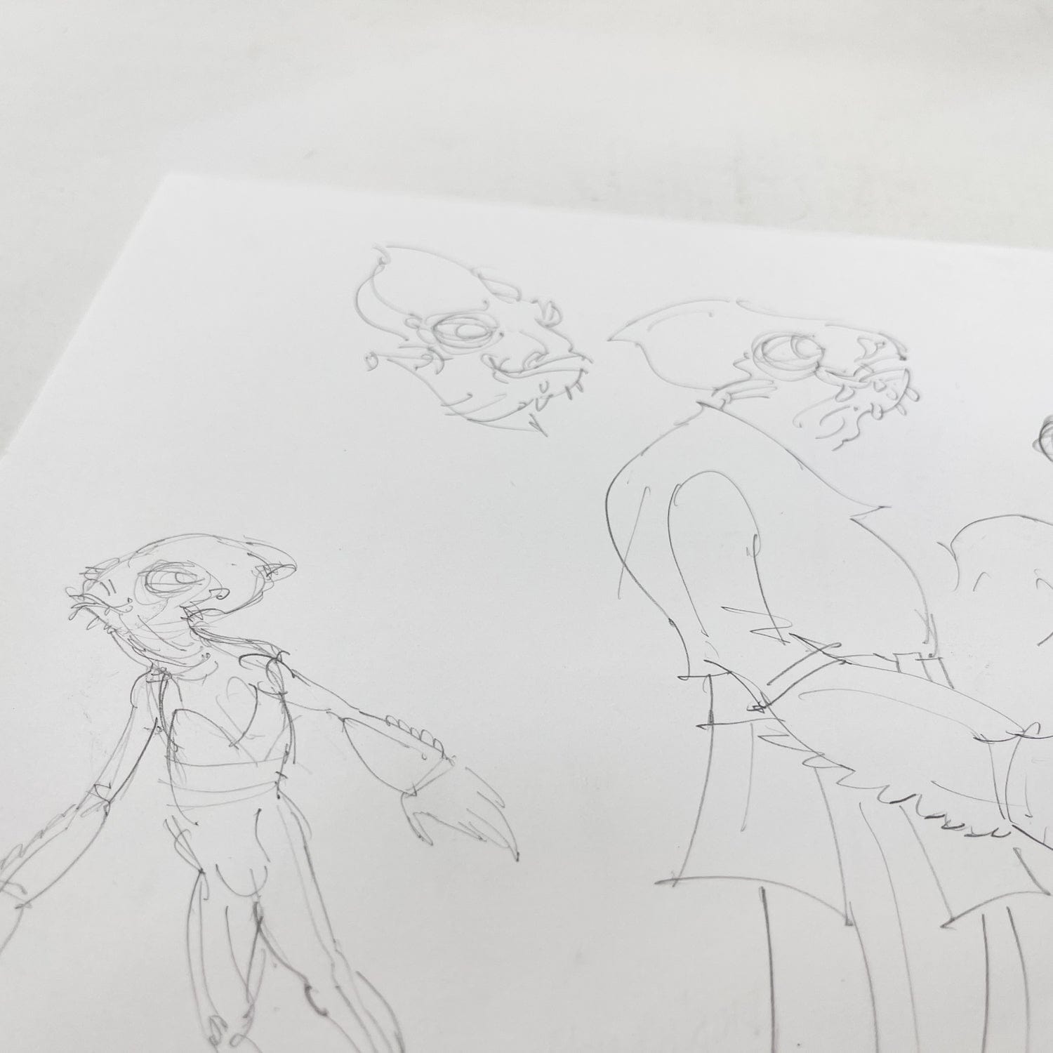 Vintage 4th Moon Toys Star Wars Pre-Production Tartakovsky Clone Wars Original Pre-Production Artwork - Mon Calamari