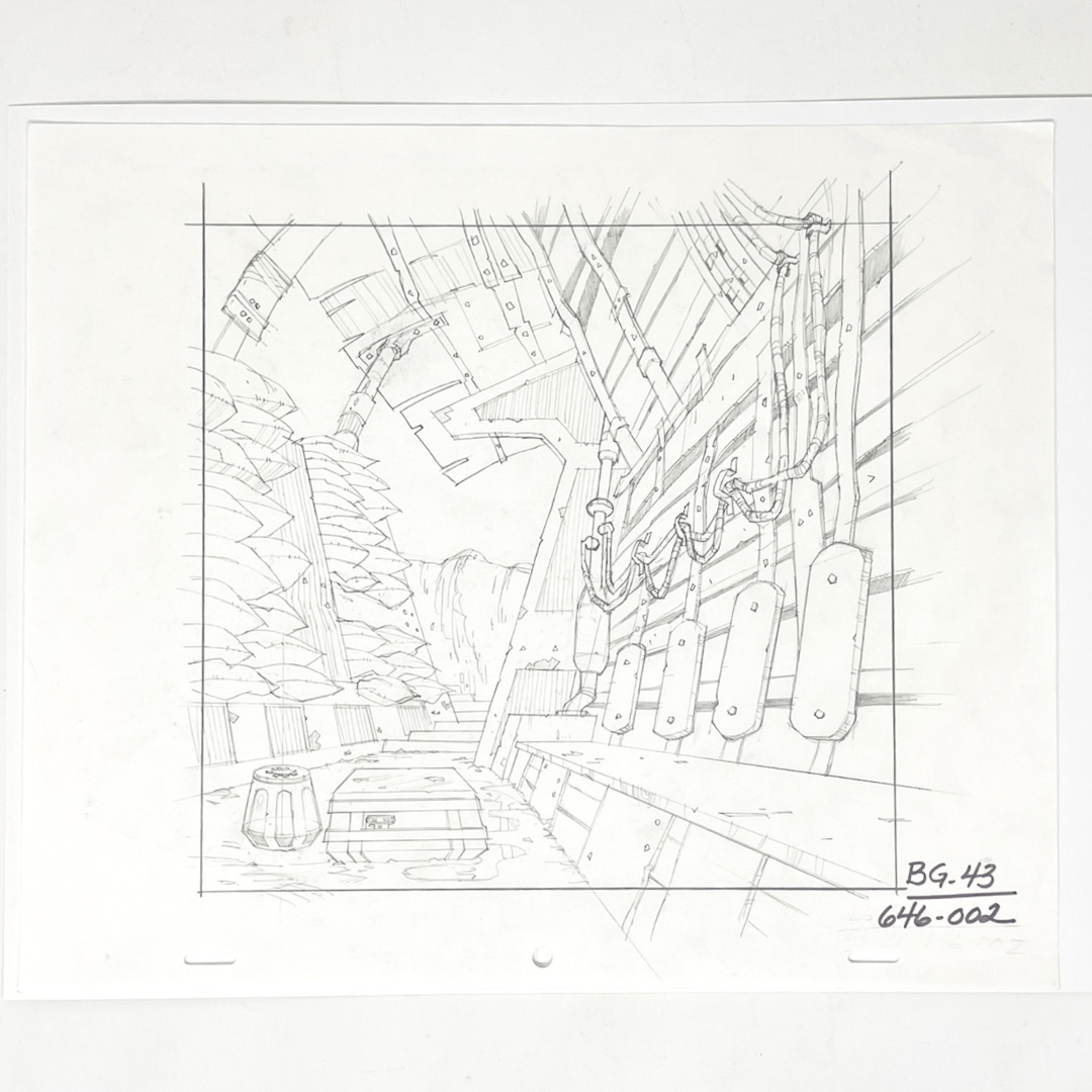 Vintage 4th Moon Toys Star Wars Pre-Production Tartakovsky Clone Wars Original Pre-Production Background A