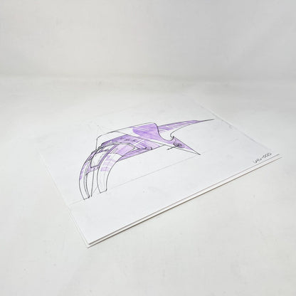 Vintage 4th Moon Toys Star Wars Pre-Production Tartakovsky Clone Wars Original Pre-Production Colored Photocopy - A