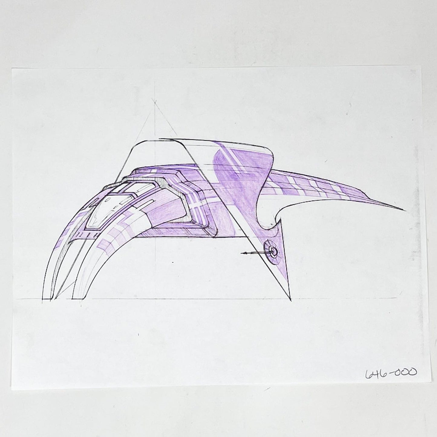 Vintage 4th Moon Toys Star Wars Pre-Production Tartakovsky Clone Wars Original Pre-Production Colored Photocopy - A