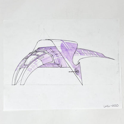 Vintage 4th Moon Toys Star Wars Pre-Production Tartakovsky Clone Wars Original Pre-Production Colored Photocopy - A