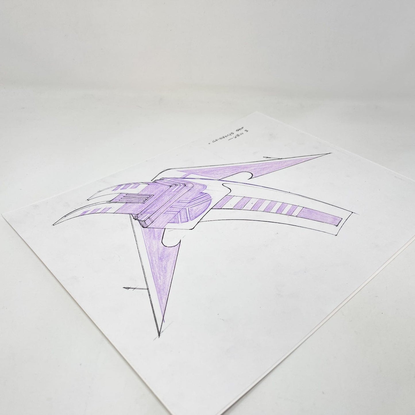 Vintage 4th Moon Toys Star Wars Pre-Production Tartakovsky Clone Wars Original Pre-Production Colored Photocopy - B