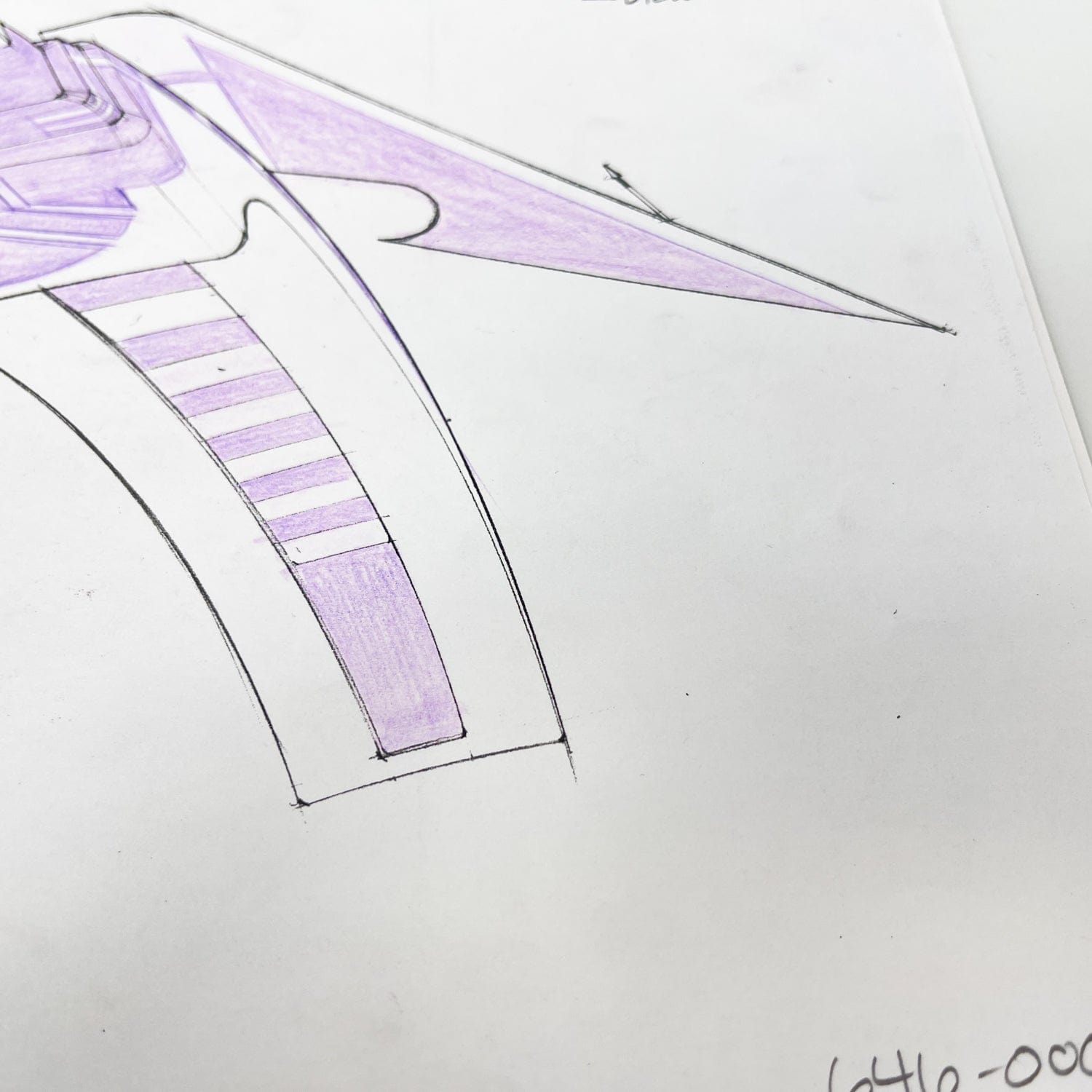 Vintage 4th Moon Toys Star Wars Pre-Production Tartakovsky Clone Wars Original Pre-Production Colored Photocopy - B