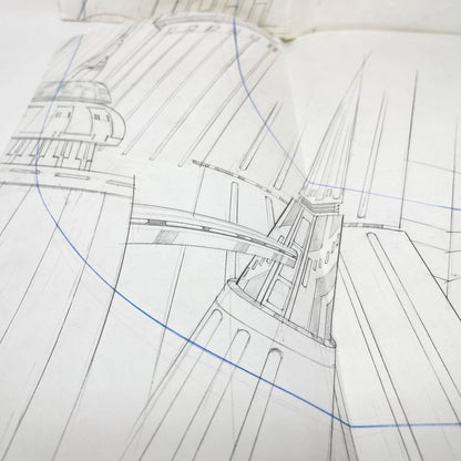 Vintage 4th Moon Toys Star Wars Pre-Production Tartakovsky Clone Wars Original Pre-Production Storyboard H