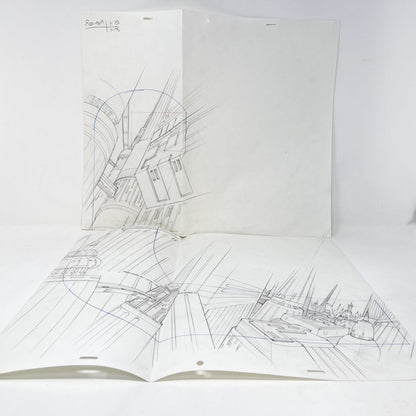 Vintage 4th Moon Toys Star Wars Pre-Production Tartakovsky Clone Wars Original Pre-Production Storyboard H