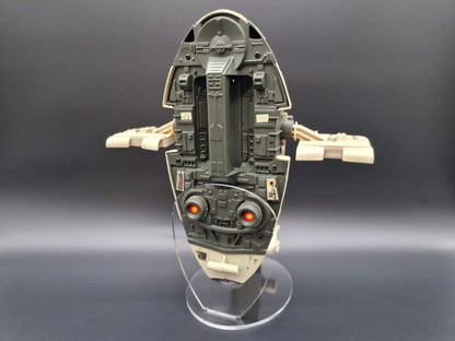 Vintage 4th Moon Toys Star Wars Supplies Acrylic Display Stand for Slave 1 (Vintage, POTF2, Shadows of the Empre, AOTC)