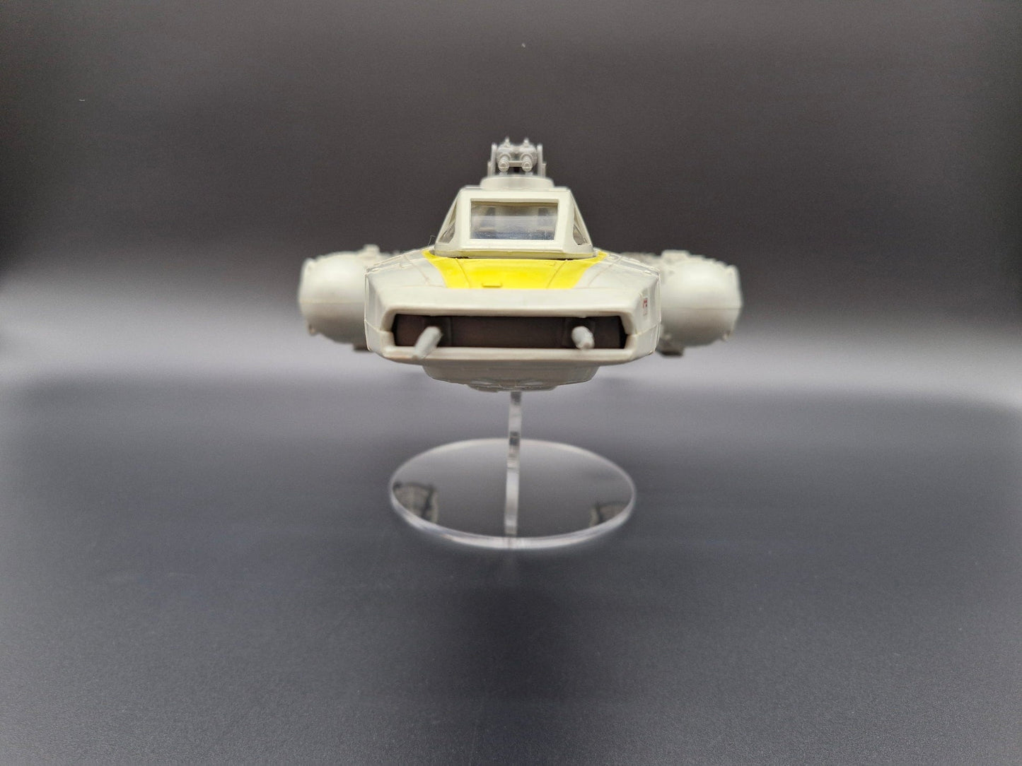 Vintage 4th Moon Toys Star Wars Supplies Acrylic Display Stand for Y-Wing (Vintage, POTF2, 30th, TVC)