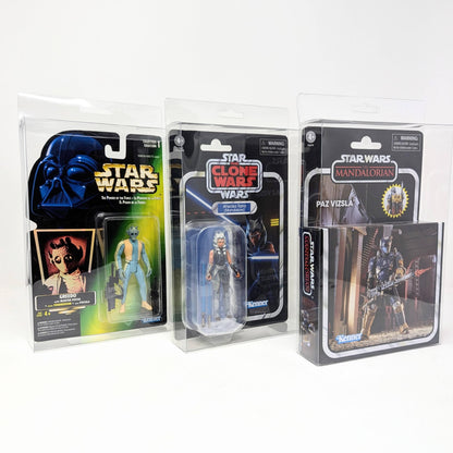 Vintage 4th Moon Toys Star Wars Supplies The Vintage Collection MOC Protective Cases - Soft Plastic