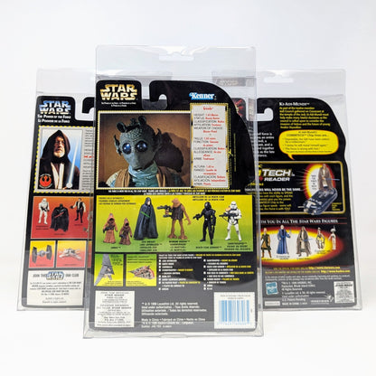 Vintage 4th Moon Toys Star Wars Supplies The Vintage Collection MOC Protective Cases - Soft Plastic