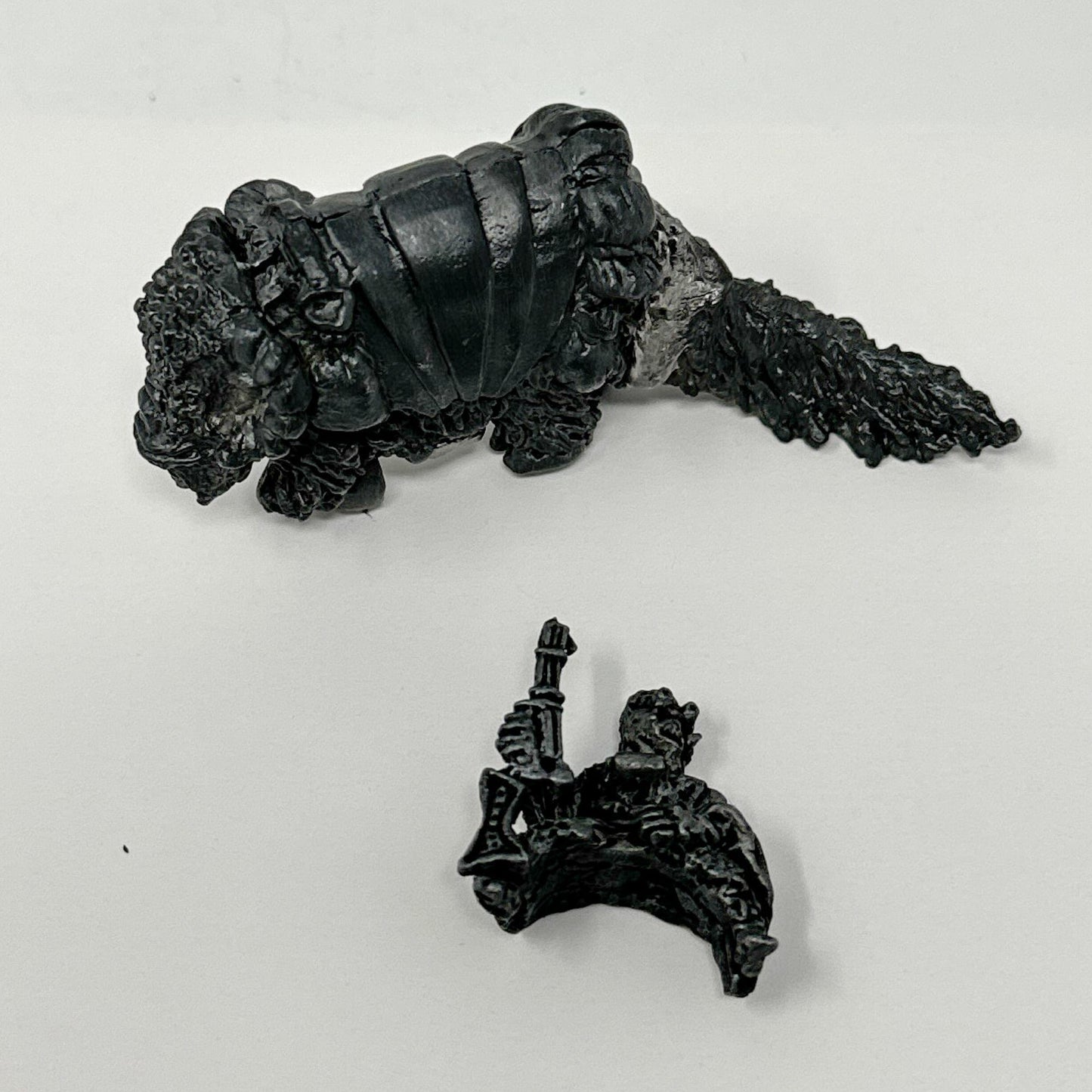 Vintage Archive Miniatures Star Wars Non-Toy Archive Miniatures Bantha (No Saddle) & Tusken Raider Bootleg Metal Figure