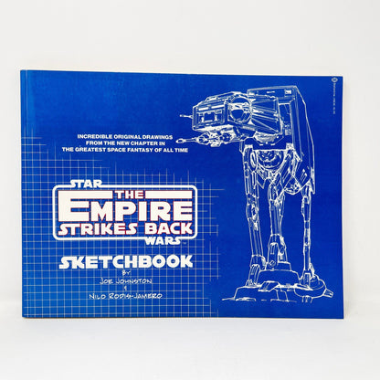 Vintage Ballantine Star Wars Non-Toy Empire Strikes Back Sketchbook - 1980