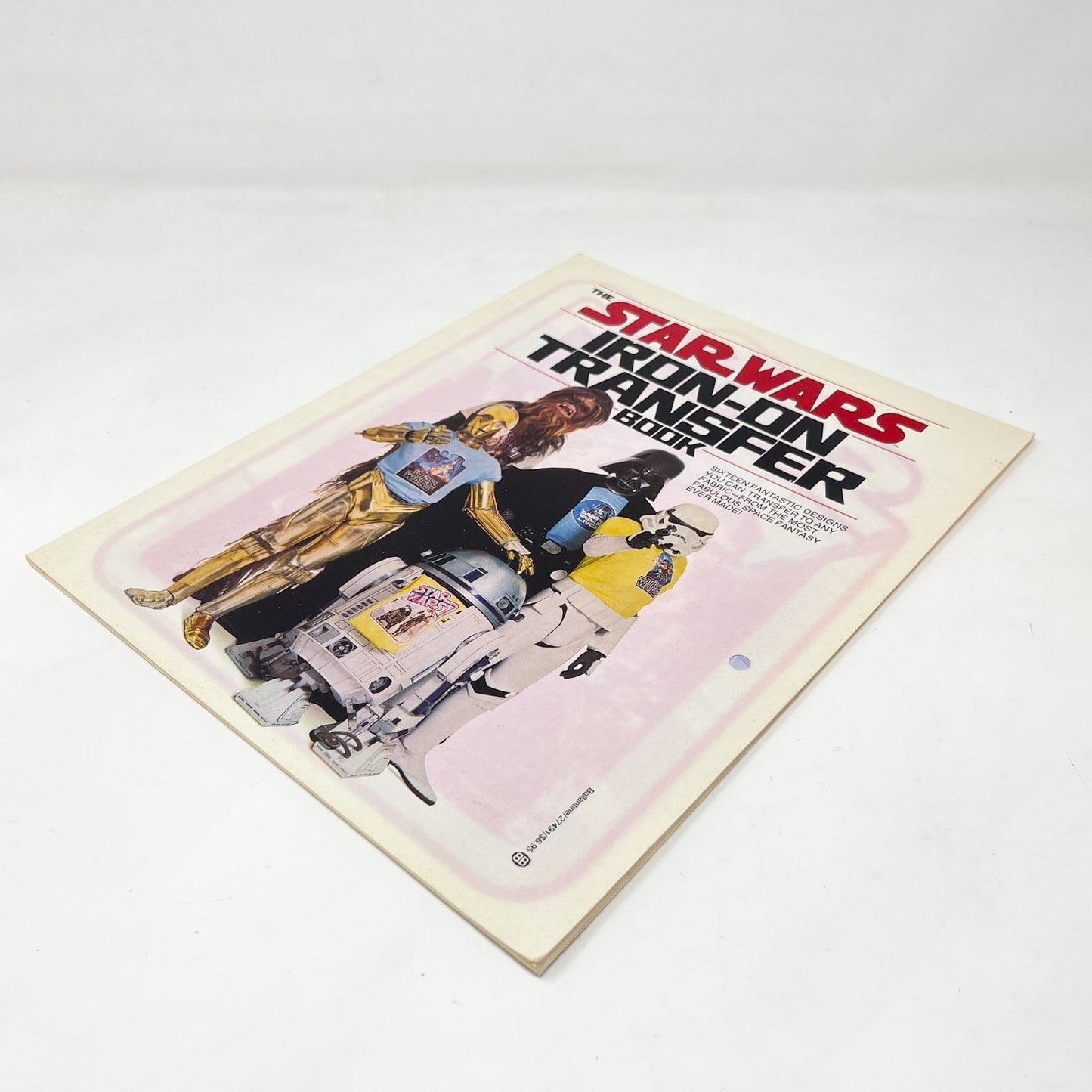 Vintage Ballantine Star Wars Non-Toy Star Wars Iron-On Transfer Book (1977)