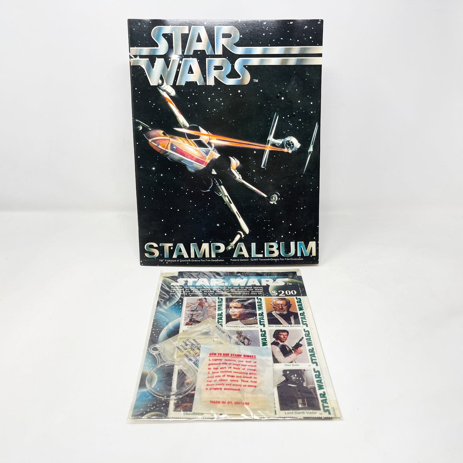 Vintage Ballantine Star Wars Non-Toy Star Wars Postage Stamp Collecting Kit - Complete