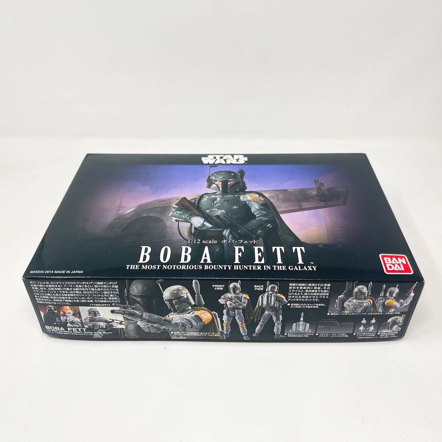 Vintage Bandai Star Wars Modern Other Bandai Boba Fett 1/12 Scale Star Wars Model Kit (2015)