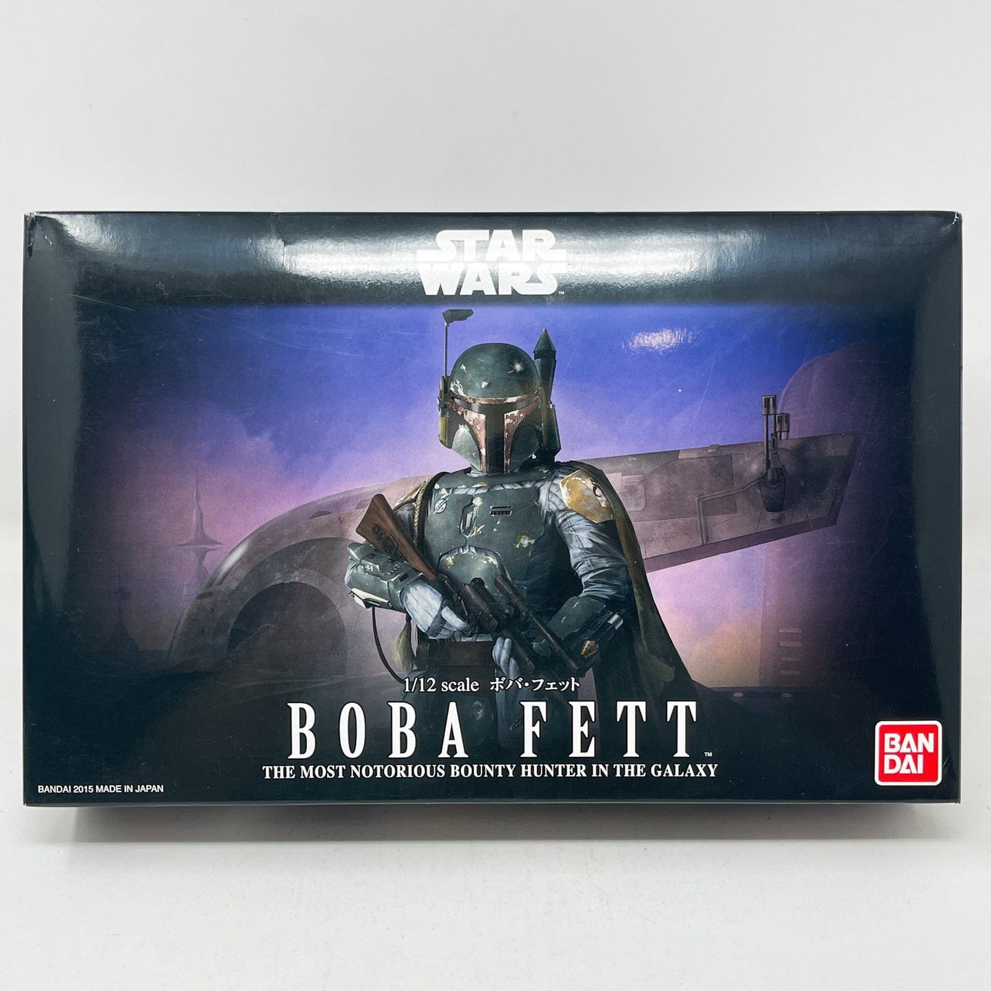 Vintage Bandai Star Wars Modern Other Bandai Boba Fett 1/12 Scale Star Wars Model Kit (2015)