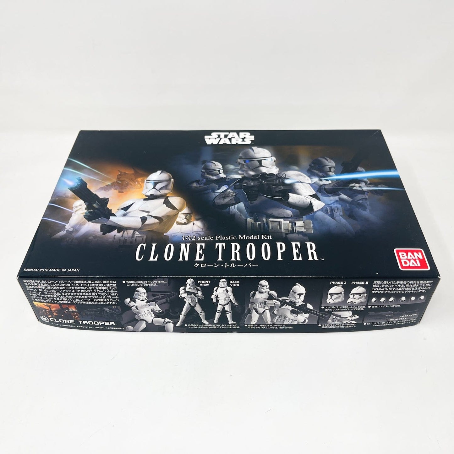 Vintage Bandai Star Wars Modern Other Bandai Clone Trooper 1/12 Scale Star Wars Model Kit (2018)