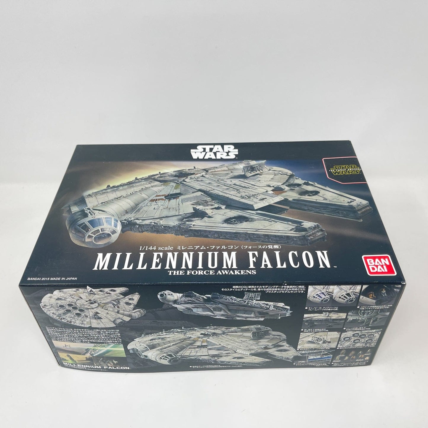 Vintage Bandai Star Wars Modern Other Bandai Millennium Falcon 1/144 Scale Star Wars Force Awakens Model Kit (2017)