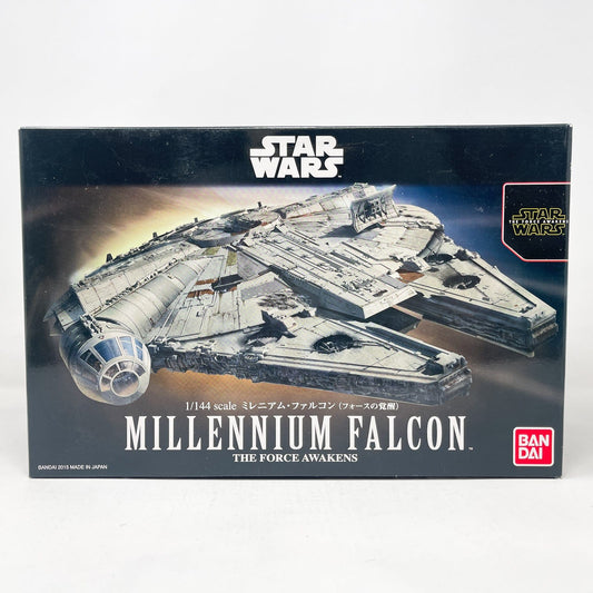 Vintage Bandai Star Wars Modern Other Bandai Millennium Falcon 1/144 Scale Star Wars Force Awakens Model Kit (2017)