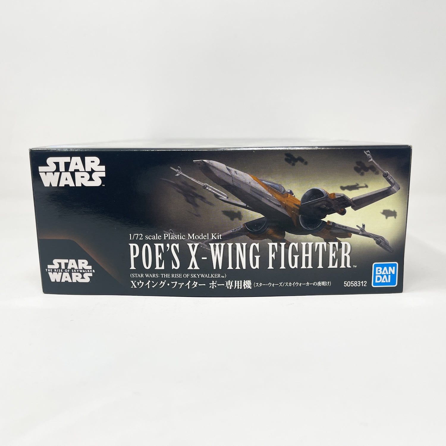 Vintage Bandai Star Wars Modern Other Bandai Poe's X-Wing Fighter 1/72 Scale Star Wars Rise of Skywalker Model Kit (2019)