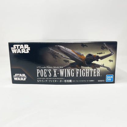 Vintage Bandai Star Wars Modern Other Bandai Poe's X-Wing Fighter 1/72 Scale Star Wars Rise of Skywalker Model Kit (2019)