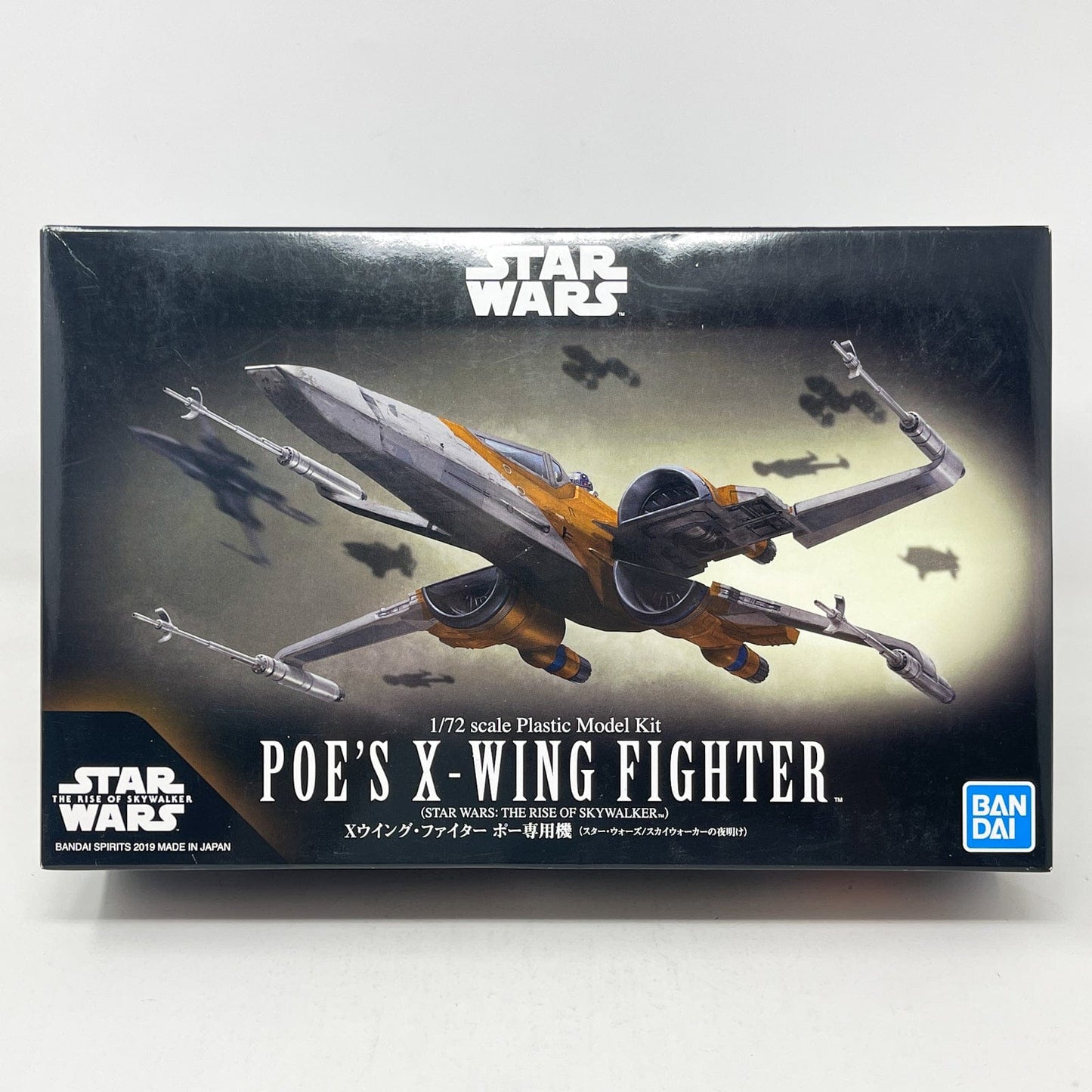 Vintage Bandai Star Wars Modern Other Bandai Poe's X-Wing Fighter 1/72 Scale Star Wars Rise of Skywalker Model Kit (2019)