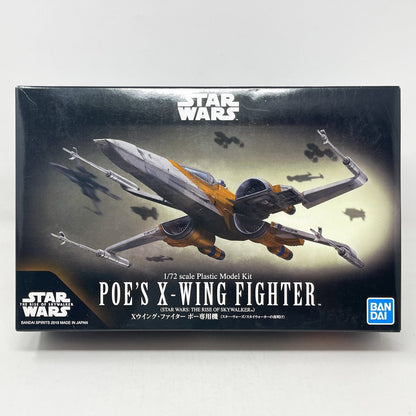 Vintage Bandai Star Wars Modern Other Bandai Poe's X-Wing Fighter 1/72 Scale Star Wars Rise of Skywalker Model Kit (2019)