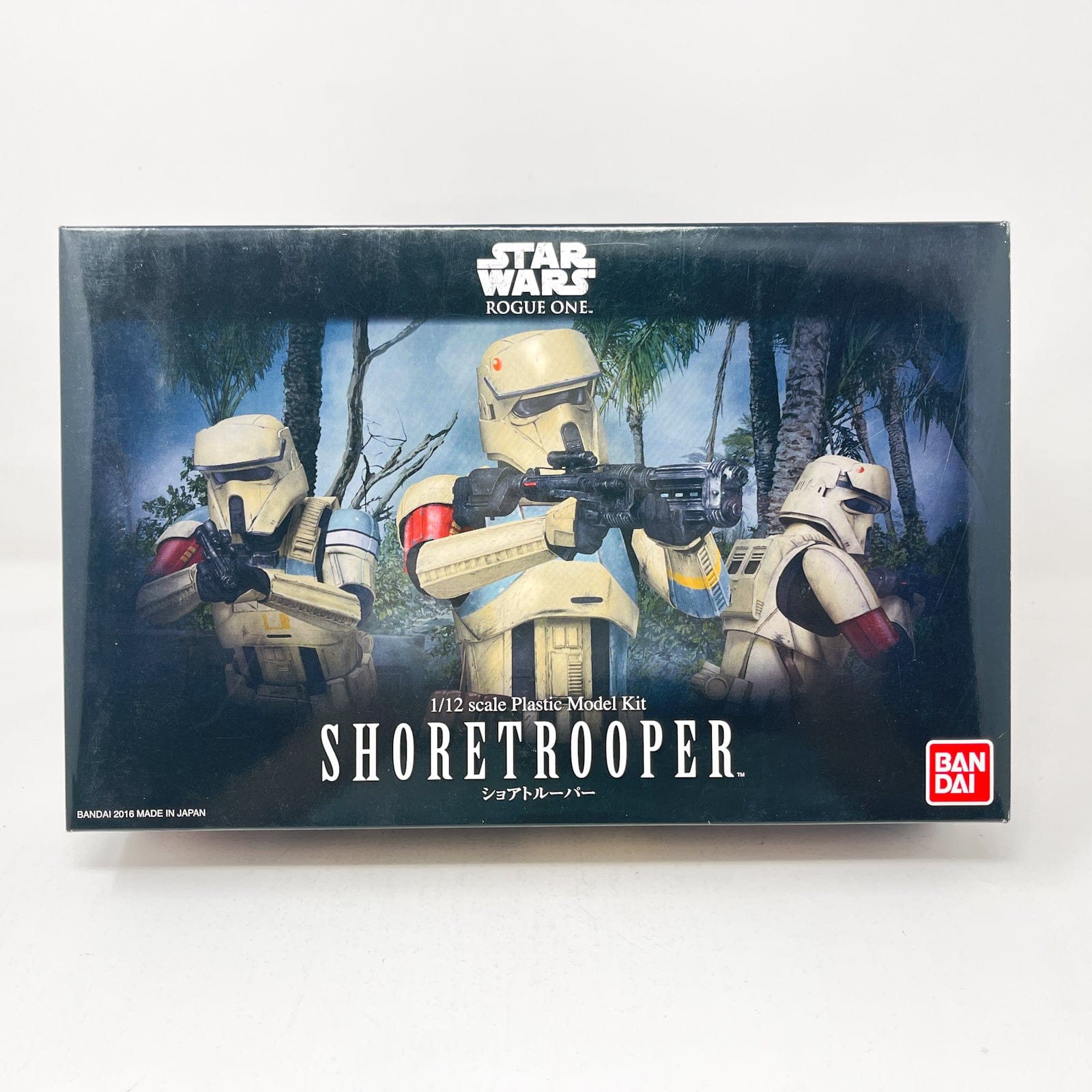 Vintage Bandai Star Wars Modern Other Bandai Shoretrooper 1/12 Scale Star Wars Rogue One Model Kit (2016)