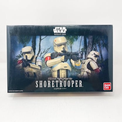 Vintage Bandai Star Wars Modern Other Bandai Shoretrooper 1/12 Scale Star Wars Rogue One Model Kit (2016)