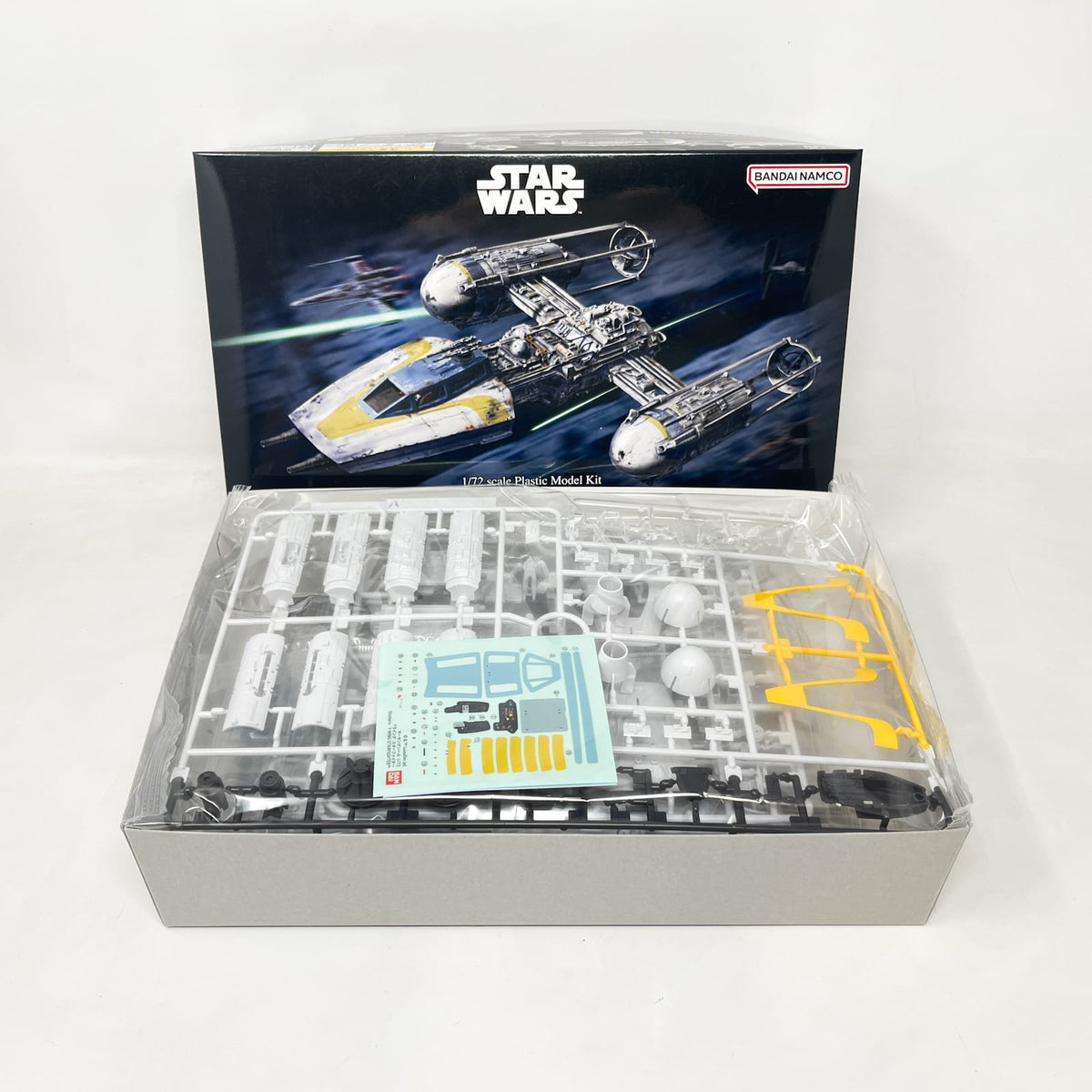 Vintage Bandai Star Wars Modern Other Bandai Y-Wing Starfighter 1:144 Scale Star Wars Model Kit