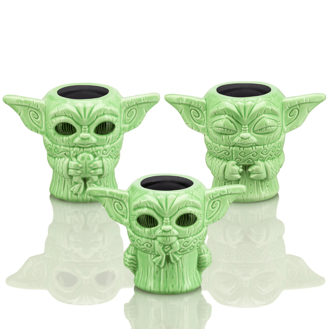 Vintage Beeline Creative Star Wars Modern Other Geek Tikis - Star Wars Grogu - The Child with Snack Mini Muglet 3-Pack