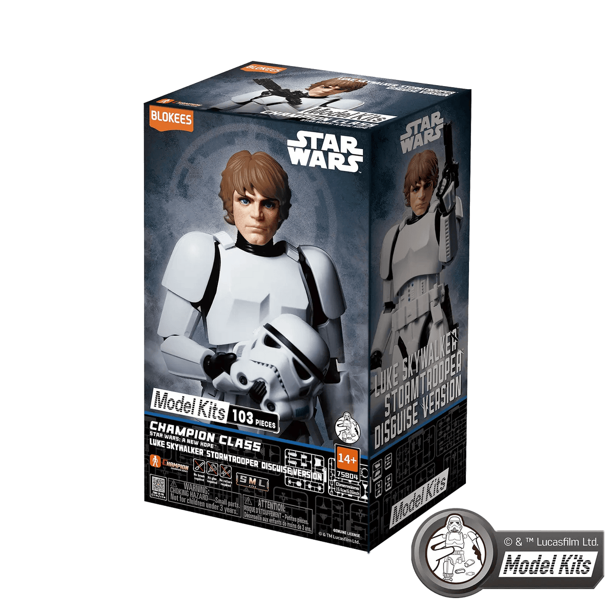 Vintage Blokees Star Wars Modern Other Luke Skywalker Stormtrooper Disguise (Champion Class 04) – Blokees Star Wars Model Kit (2025)