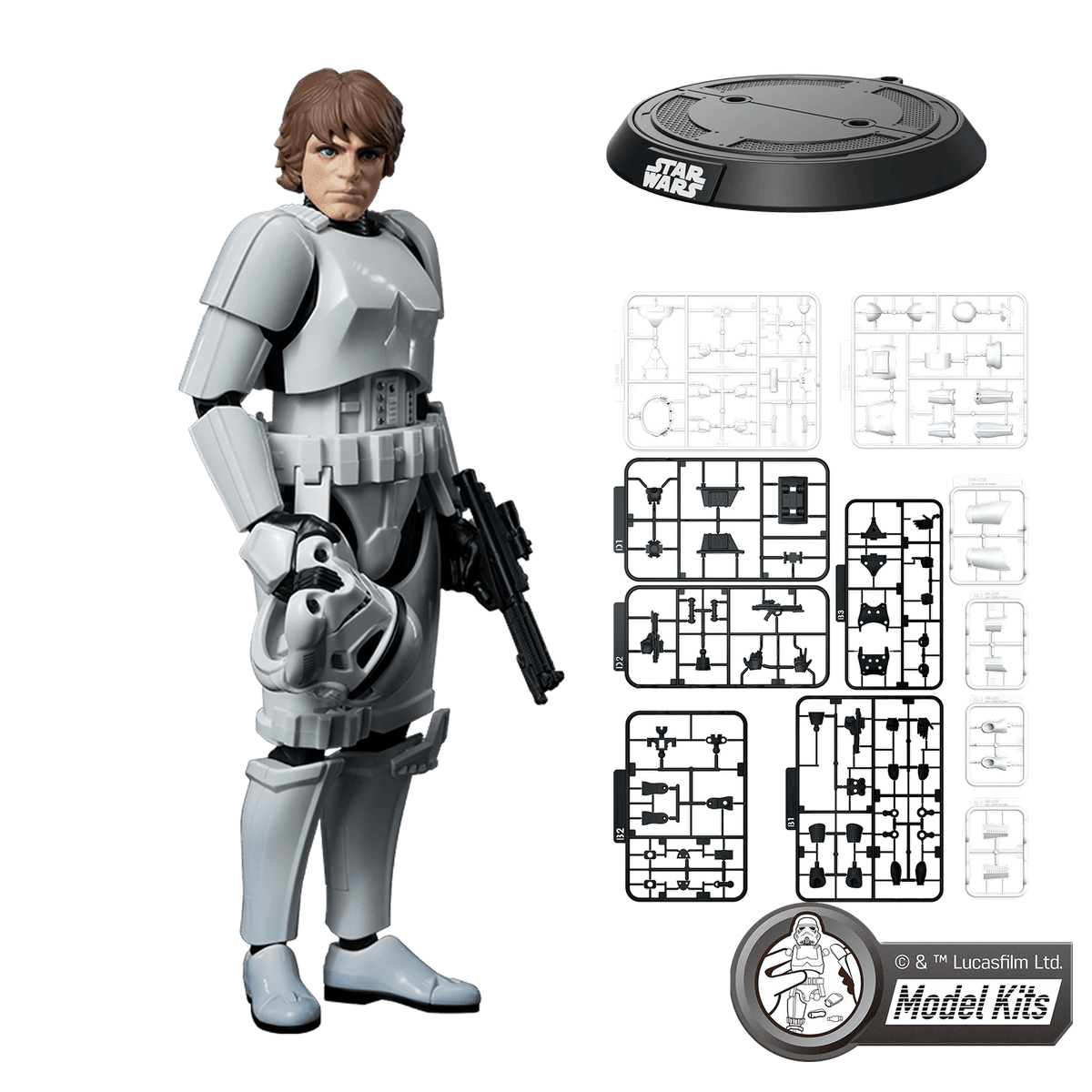 Vintage Blokees Star Wars Modern Other Luke Skywalker Stormtrooper Disguise (Champion Class 04) – Blokees Star Wars Model Kit (2025)