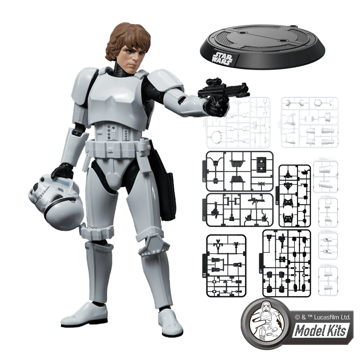 Vintage Blokees Star Wars Modern Other Luke Skywalker Stormtrooper Disguise (Champion Class 04) – Blokees Star Wars Model Kit (2025)