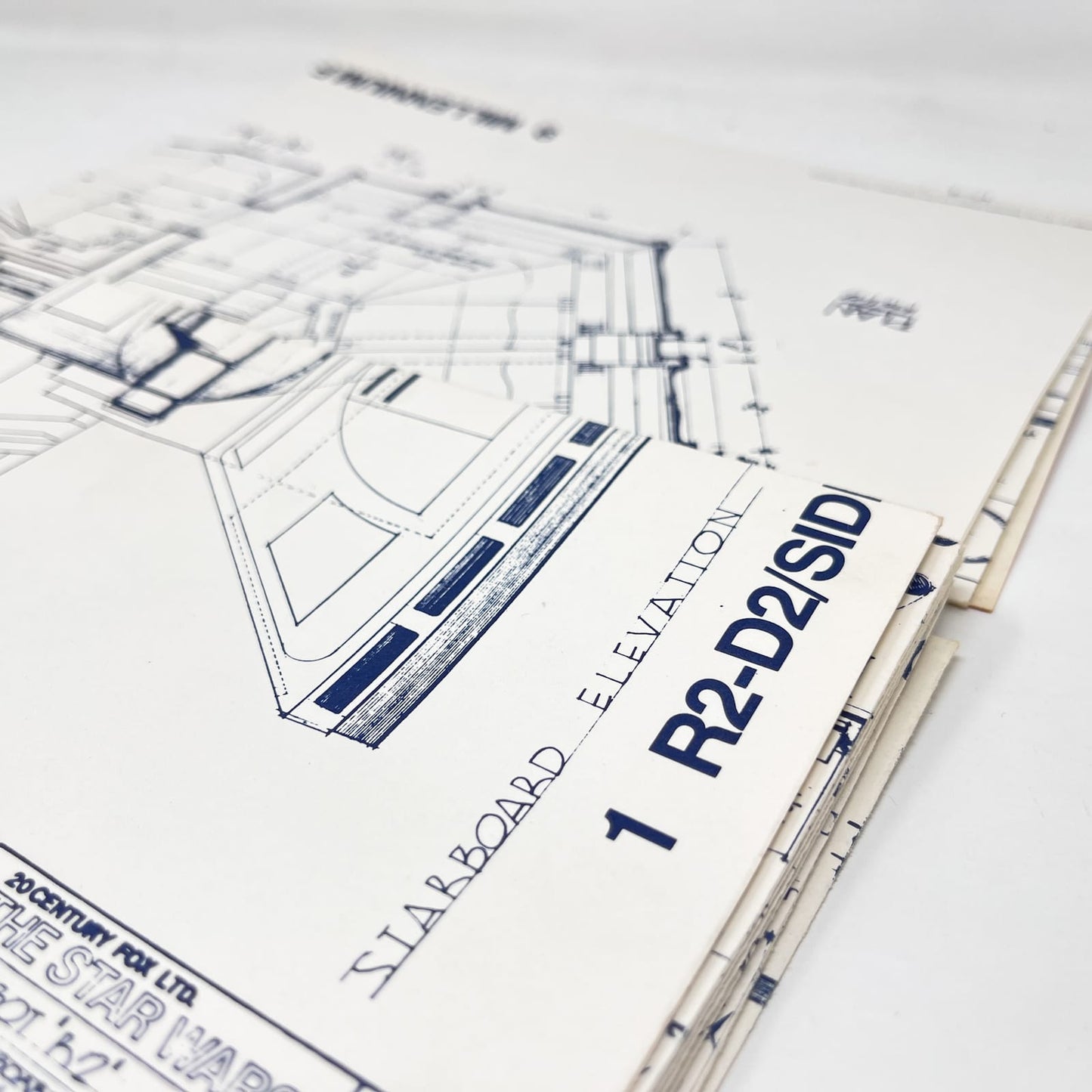 Vintage Book Star Wars Non-Toy Star Wars Blueprints Portfolio