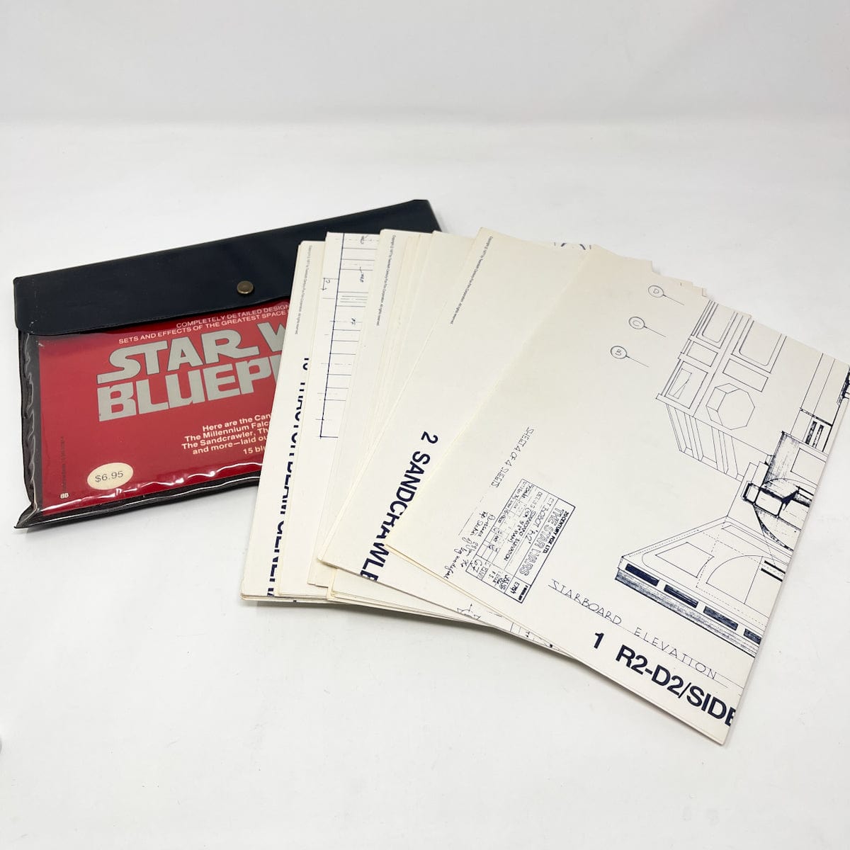 Vintage Book Star Wars Non-Toy Star Wars Blueprints Portfolio