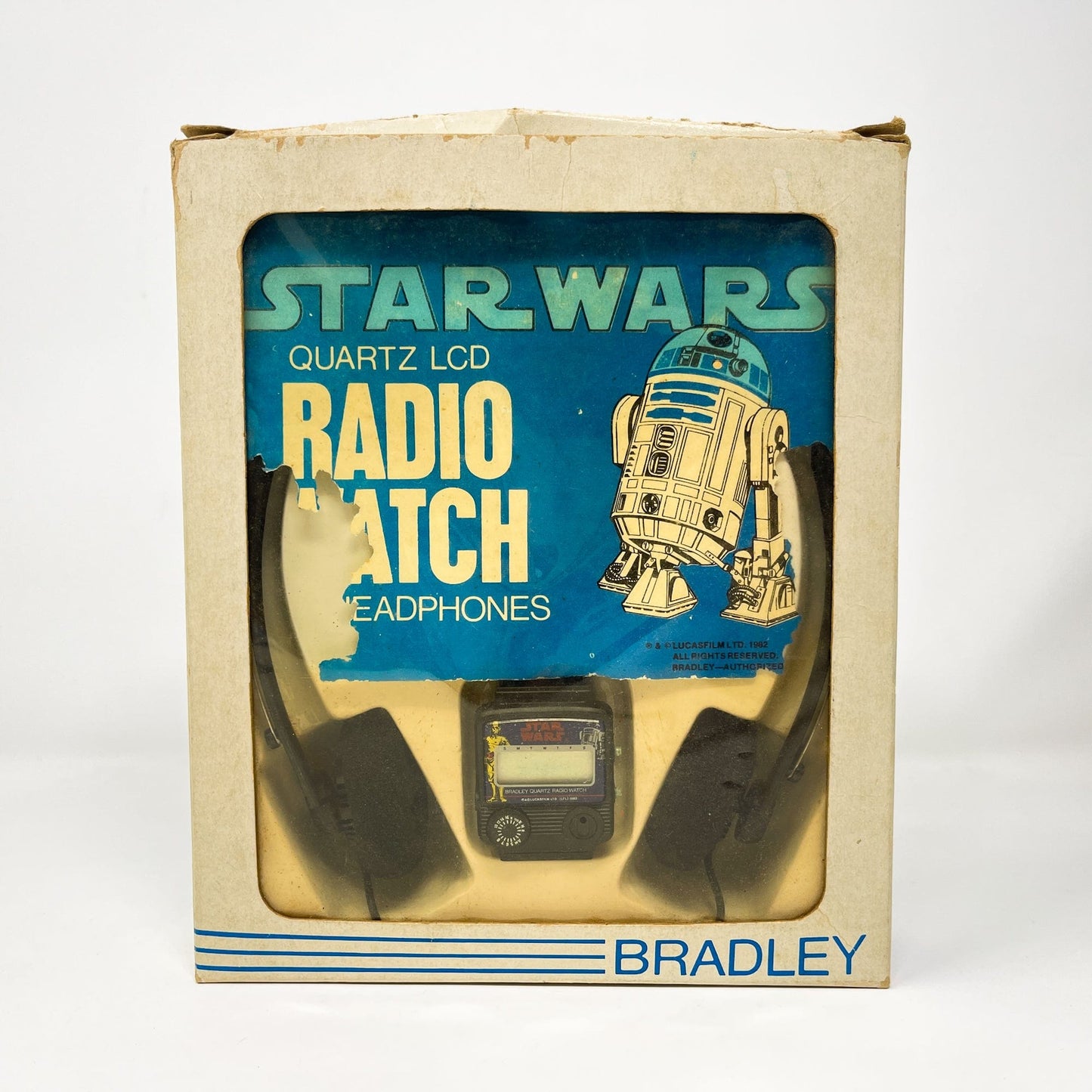 Vintage Bradley Star Wars Non-Toy R2-D2 Radio Watch Headphones in Box