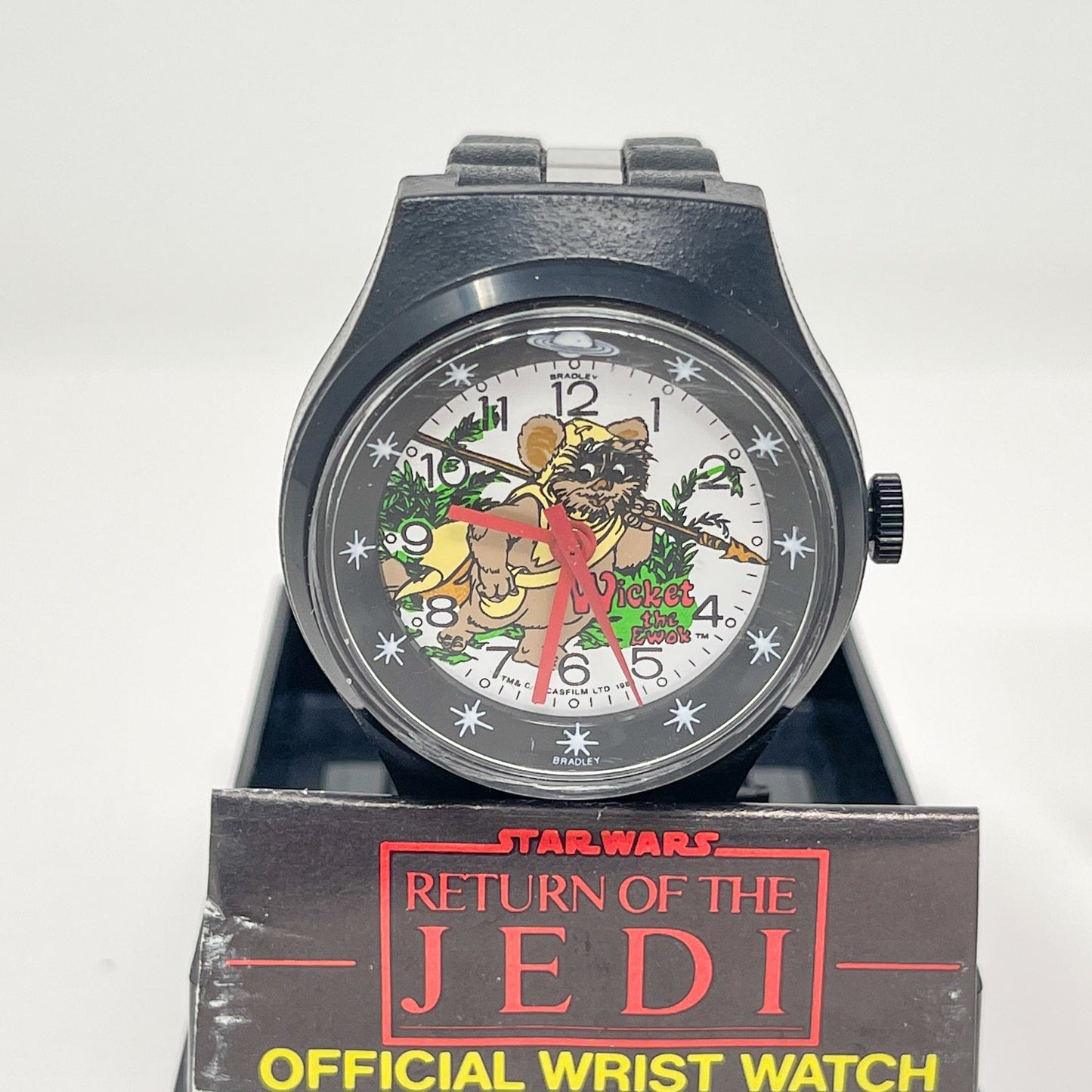 Vintage Bradley Star Wars Non-Toy Return of the Jedi Wicket Watch in Box