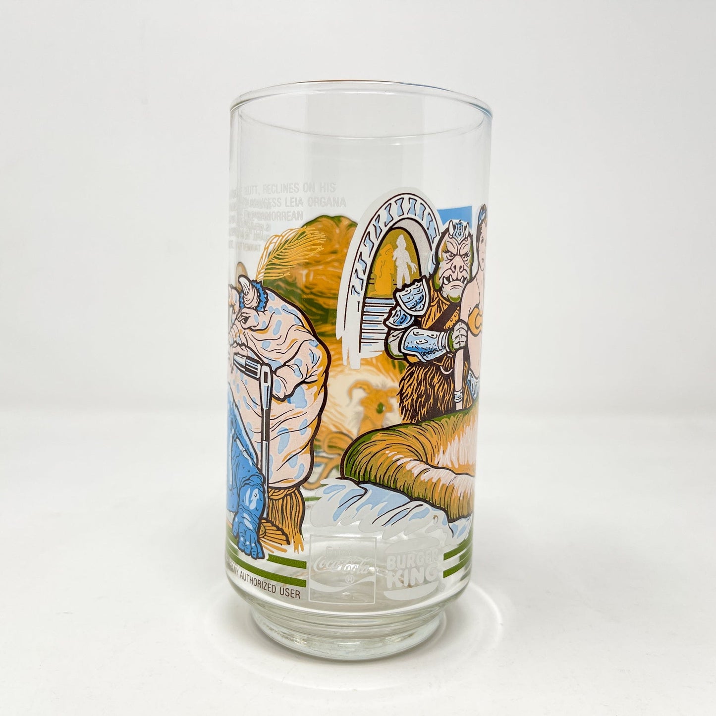 Vintage Burger King Star Wars Non-Toy Burger King ROTJ Jabba Glass