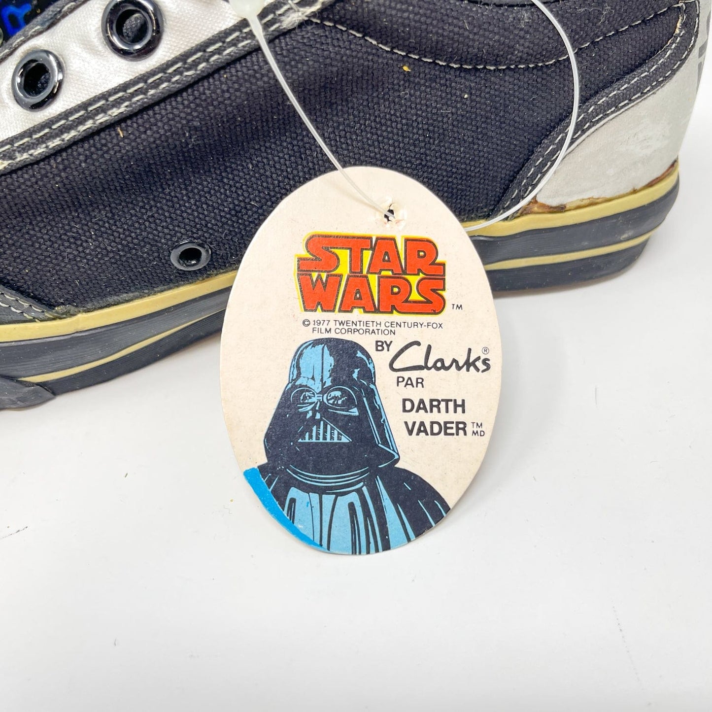 Vintage Clarks Star Wars Non-Toy Clarks Darth Vader Shoes in Canadian Box