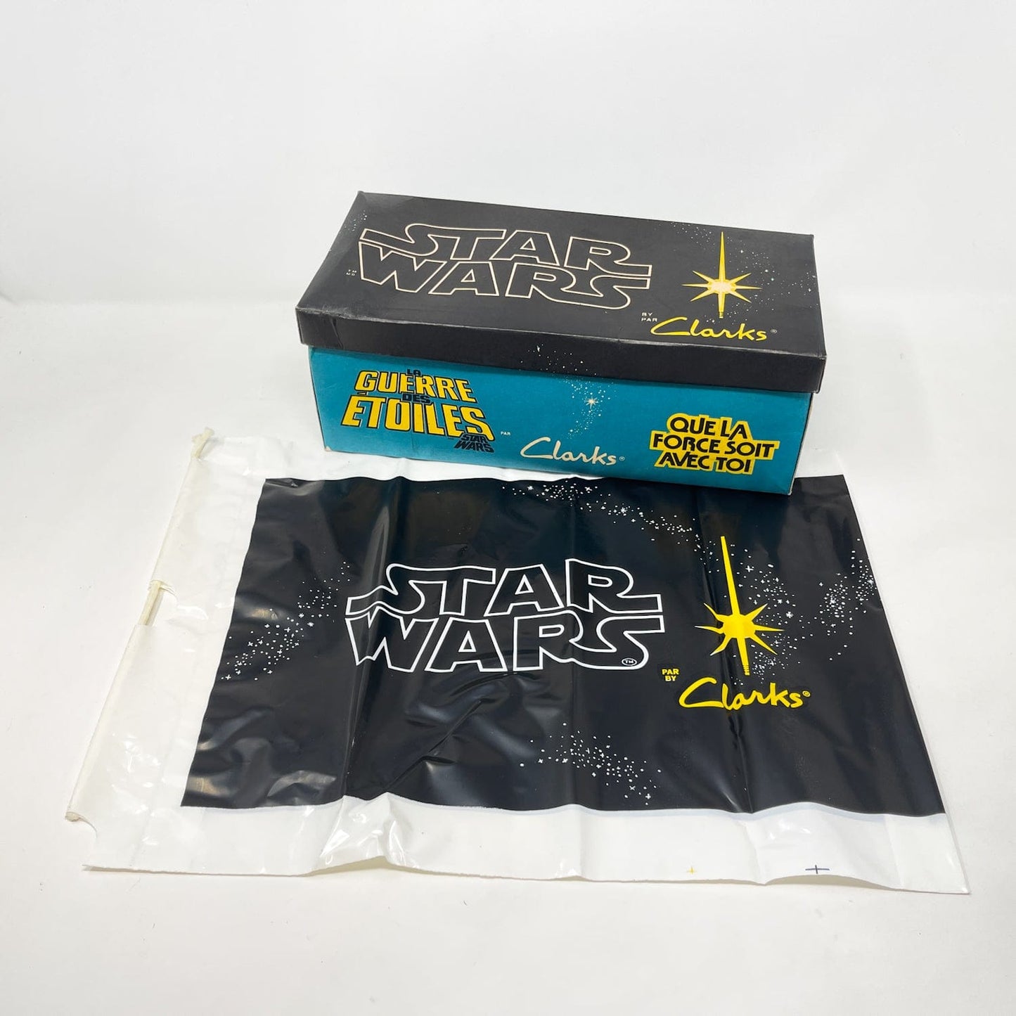 Vintage Clarks Star Wars Non-Toy Clarks Darth Vader Shoes in Canadian Box