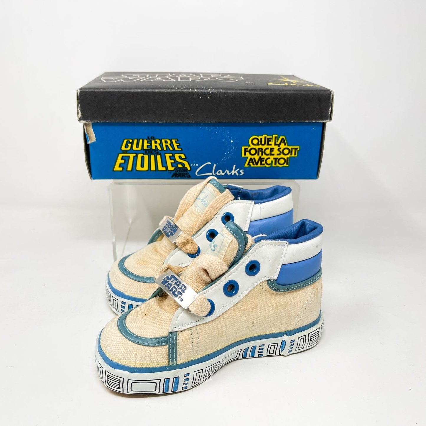 Vintage Clarks Star Wars Non-Toy Clarks R2-D2 Shoes in Canadian Box