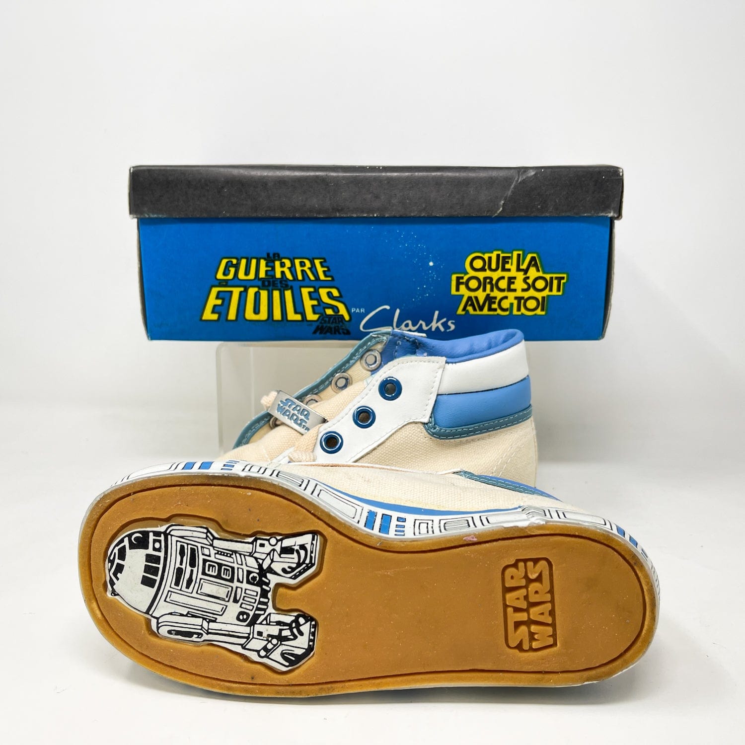 Vintage Clarks Star Wars Non-Toy Clarks R2-D2 Shoes in Canadian Box