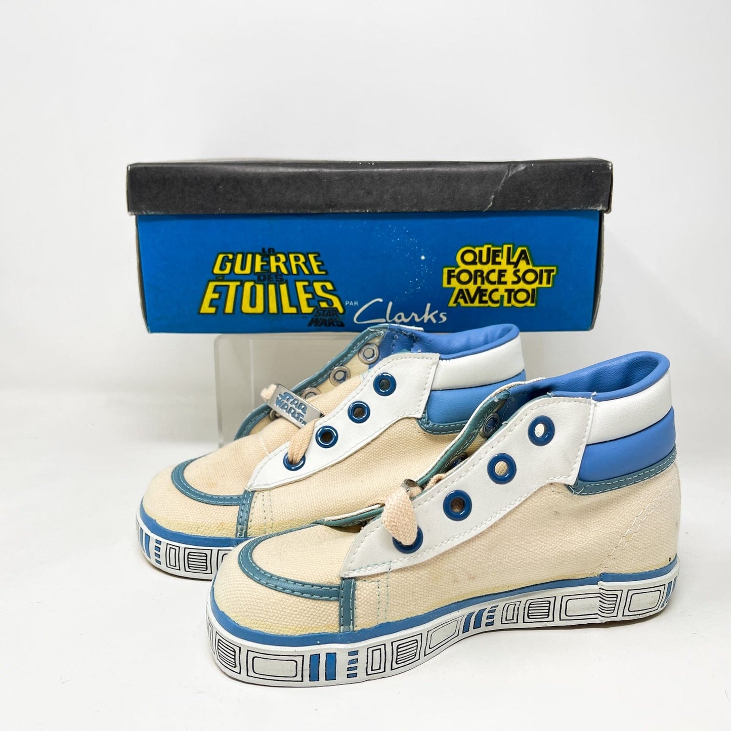 Vintage Clarks Star Wars Non-Toy Clarks R2-D2 Shoes in Canadian Box