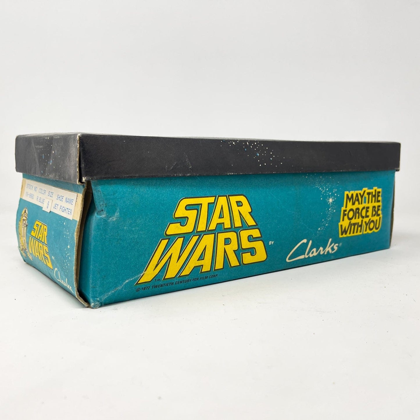 Vintage Clarks Star Wars Non-Toy Clarks Royal Blue X-Wing Shoes in Canadian Box in Box w/ Tag