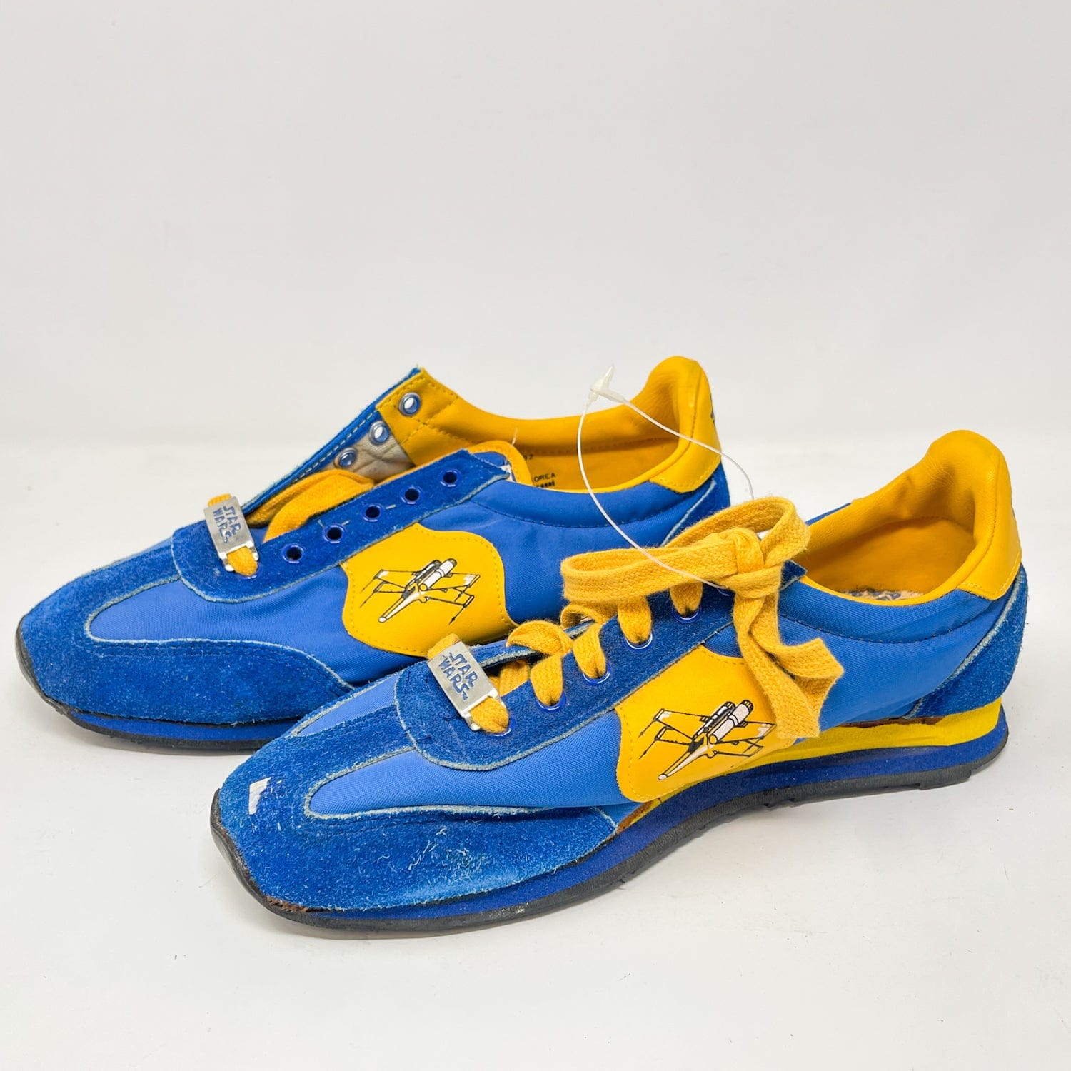 Vintage Clarks Star Wars Non-Toy Clarks Royal Blue X-Wing Shoes in Canadian Box in Box w/ Tag