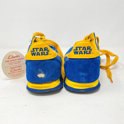 Vintage Clarks Star Wars Non-Toy Clarks Royal Blue X-Wing Shoes in Canadian Box in Box w/ Tag