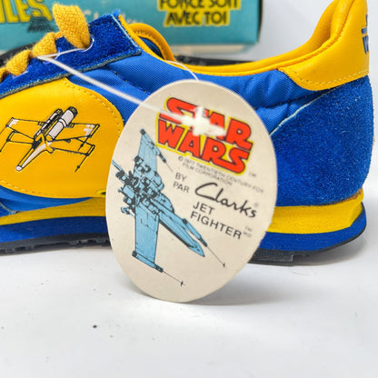 Vintage Clarks Star Wars Non-Toy Clarks Royal Blue X-Wing Shoes in Canadian Box in Box w/ Tag