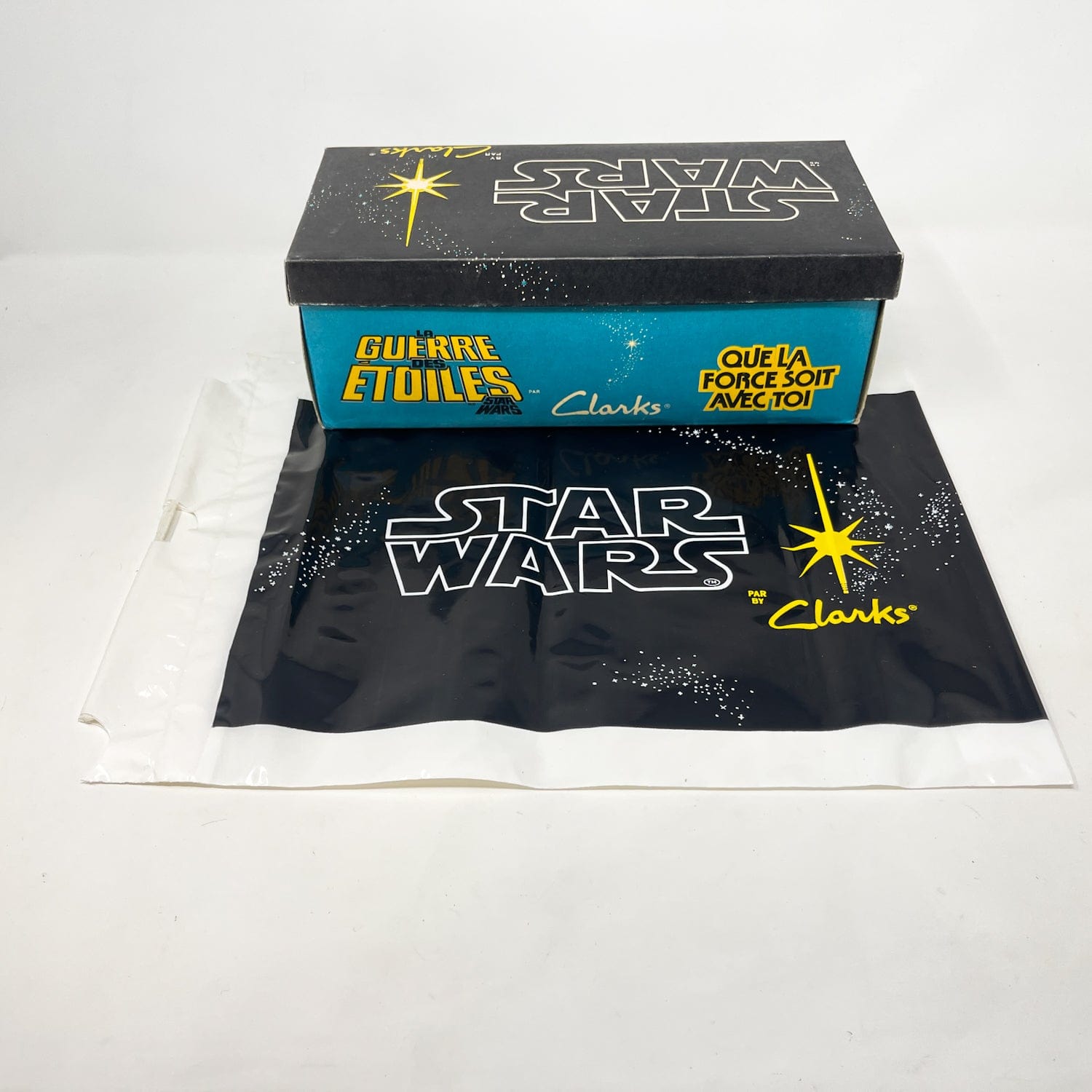 Vintage Clarks Star Wars Non-Toy Clarks X-Wing Shoes in Canadian Box w/ Tag