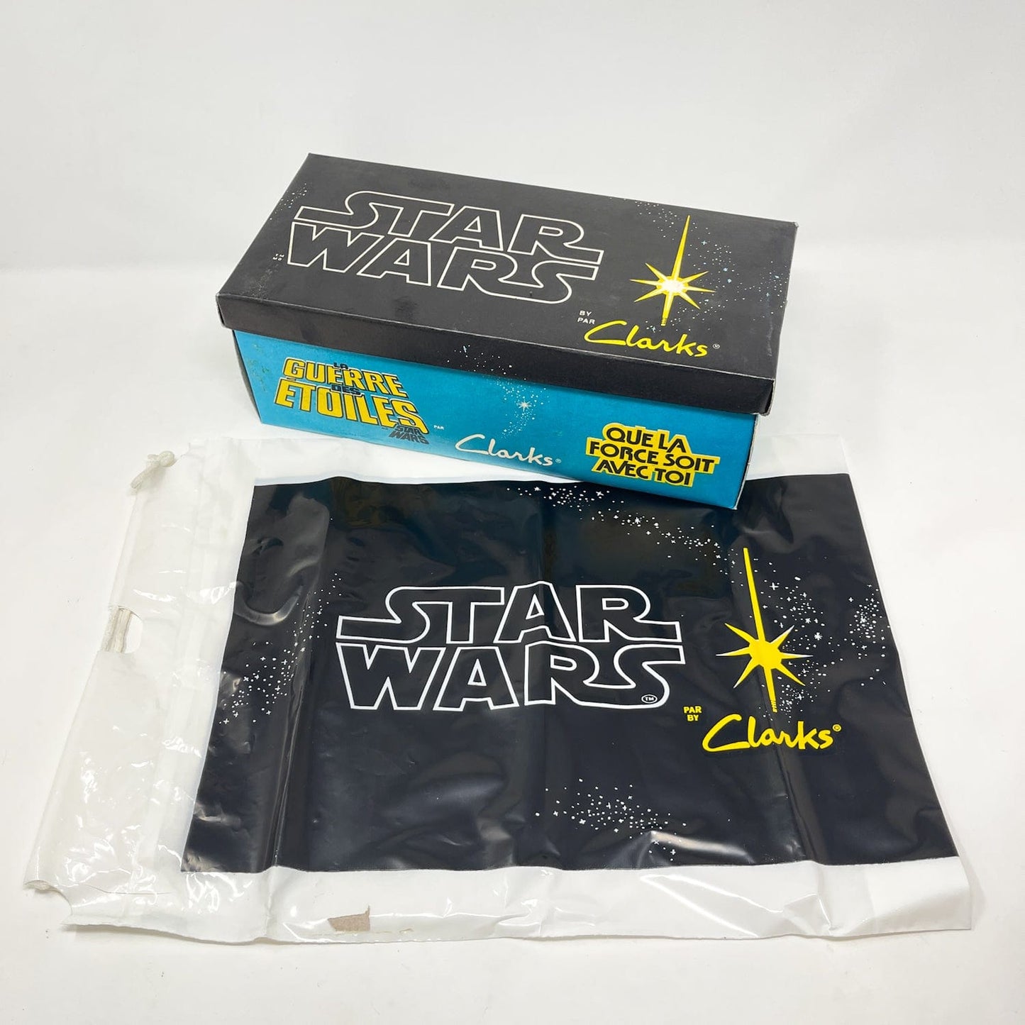 Vintage Clarks Star Wars Non-Toy Clarks X-Wing Shoes in Canadian Box w/ Tag