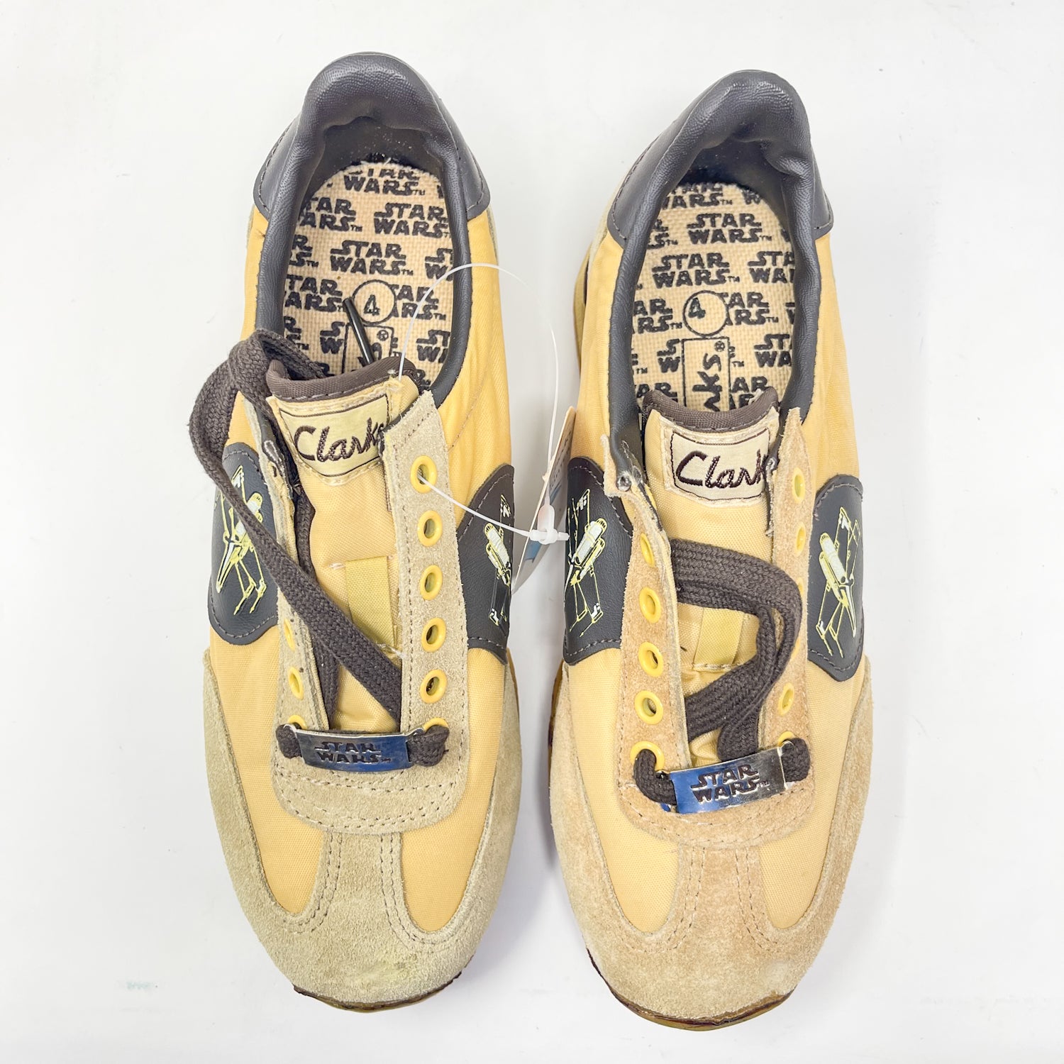 Vintage Clarks Star Wars Non-Toy Clarks X-Wing Shoes in Canadian Box w/ Tag